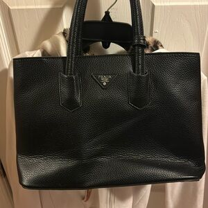 Prada Bag black with red interior